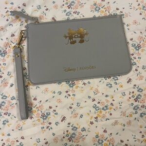 Disney x Pandora Gold and Gray Wristlet